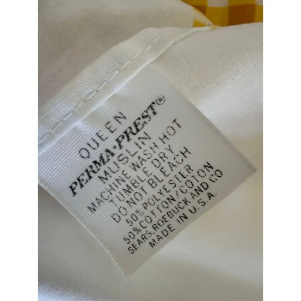 Vintage 5 Flat Sheets Cannon Monticello JCPenney Twin Full Queen Floral Plaid Pa